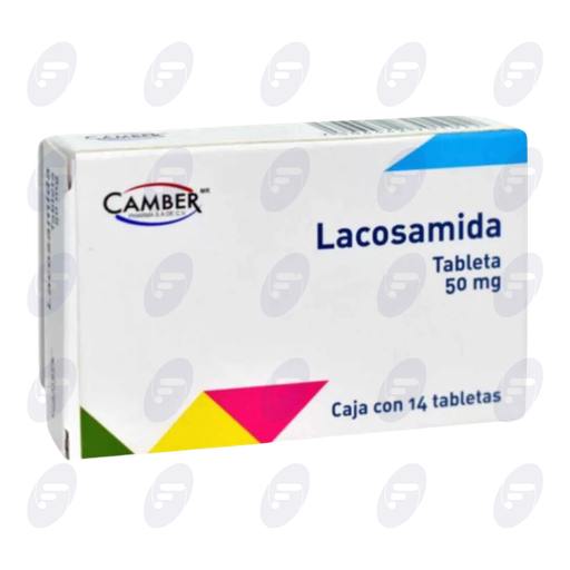 [155484] LACOSAMIDA CAMBER 50 MG CAJA C/14 TABS