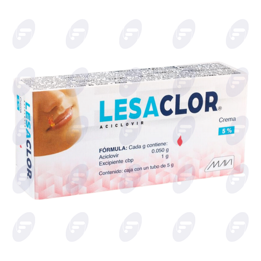 [107015] LESACLOR          5 G.CAJA C/TUBO CREMA.