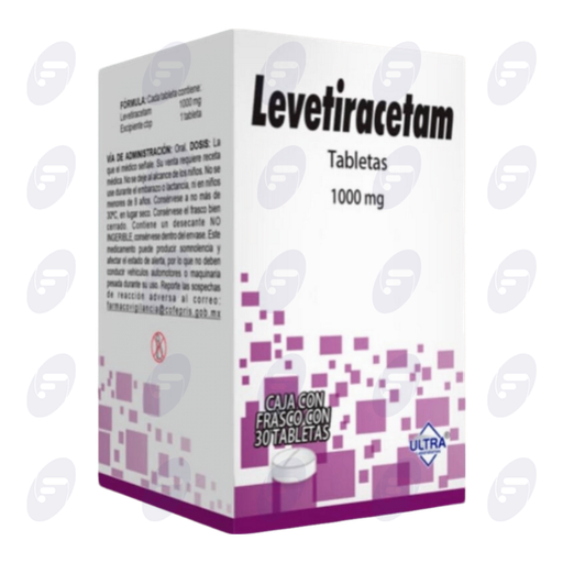 [120084] LEVETIRACETAM  1000 MG. FCO. C/30 TABS.