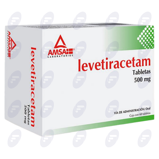 [020111] LEVETIRACETAM AMSA 500 MG. FCO. C/60 TAB