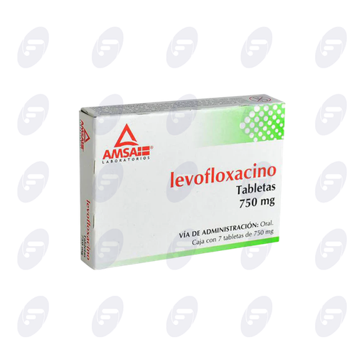 [020043] LEVOFLOXACINO  750 MG. CAJA C/7 TABS.