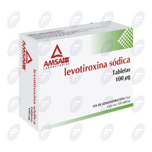 [020136] LEVOTIROXINA  (AMSA) 100 MCG C/100 TABS