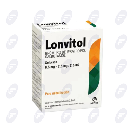 [031354] LONVITOL .5/2.5MG CAJA C/10 AMP 2.5ML