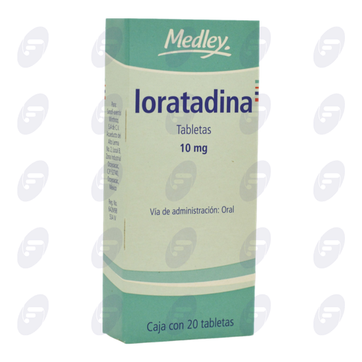 [156016] LORATADINA MEDLEY 10MG CAJA C/20 TABS