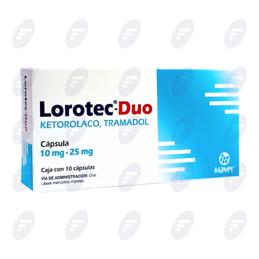 [031382] LOROTEC DUO 10MG/25 MG CAJA C/10 CAPSULAS
