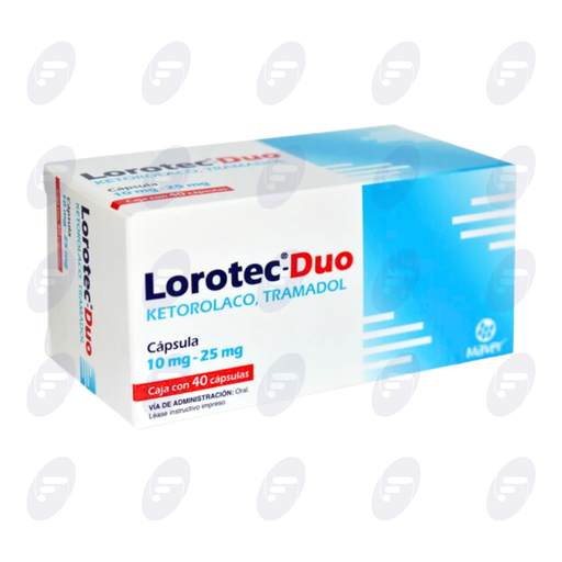 [031383] LOROTEC DUO 10MG/25 MG CAJA C/40 CAPSULAS