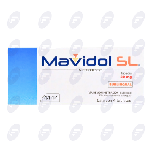 [107145] MAVIDOL SL  SUBLING. 30MG CAJA C/4 TABS