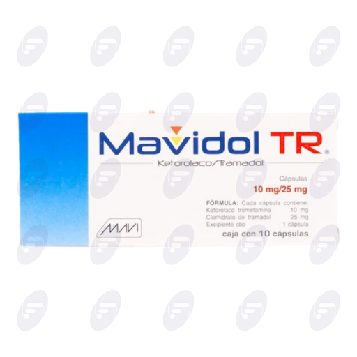 [107176] MAVIDOL TR     10/25 MG. CAJA C/10 CAPS.