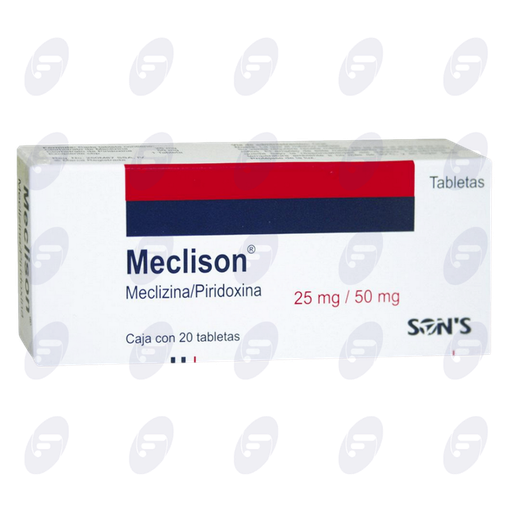 [013066] MECLISON        25/50 MG.CAJA C/20 TABS.