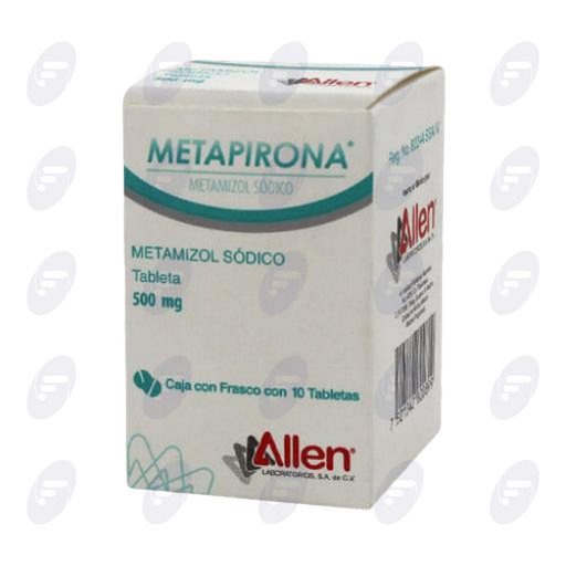 [001041] METAPIRONA 500 MG FCO C/10 TABLETAS