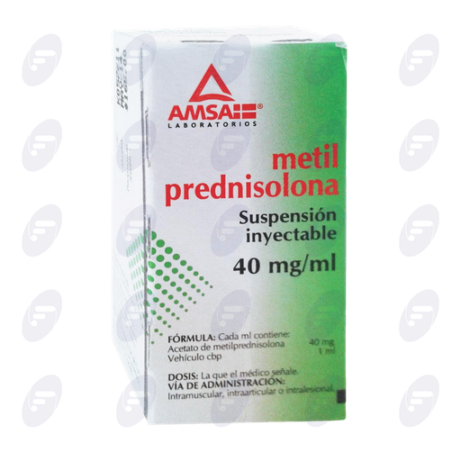 [020056] METILPREDNISOLONA AMSA 40 MG. C/1 AMP.