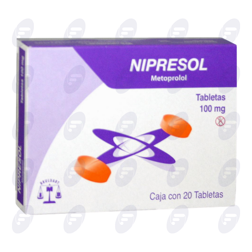 [066012] NIPRESOL/METOPROLOL 100 MG. C/20 TABS.