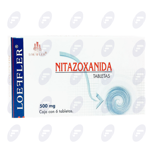 [154077] NITAZOXANIDA LOE 500 MG.CAJA C/6 TABS.