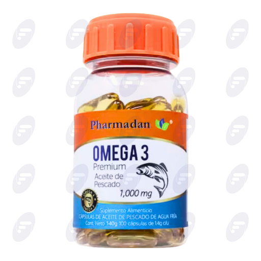 [118008] OMEGA 3  1000 MG  FCO. C/100 CAPS.