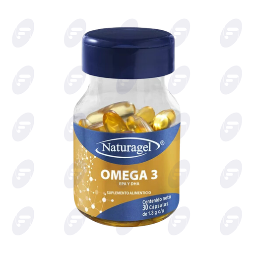 [155478] OMEGA 3 NATURAGEL FRASCO C/30 CAPS GEL