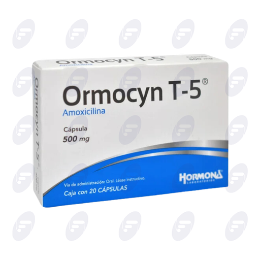 [230029] ORMOCYN T-5       500 MG.CAJA C/20 CAPS.