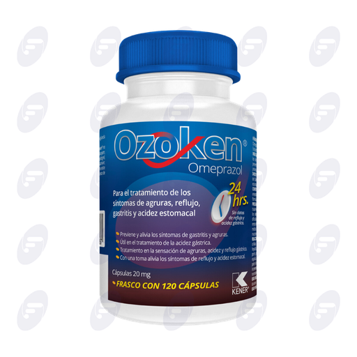 [231005] OZOKEN 20 MG FRASCO C/120 CAPSULAS
