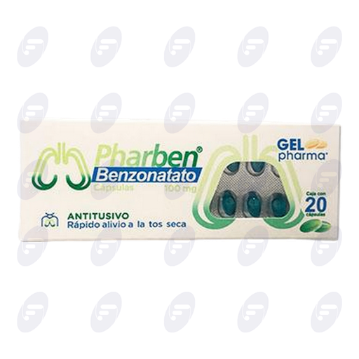 [185019] PHARBEN  100 MG CAJA C/20 CAP