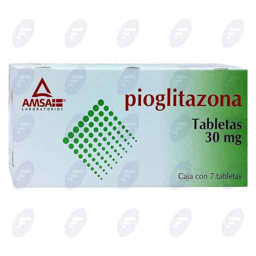 [020074] PIOGLITAZONA  AMSA   30 MG. CAJA C/7 TAB