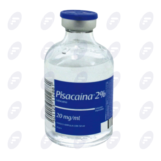 [012016] PISACAINA 2%      20 MG.FCO.AMP.C/50 ML.