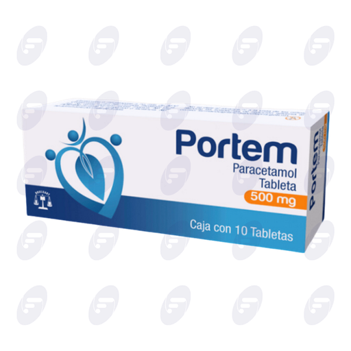 [066016] PORTEM/PARACETAMOL 500 MG.CAJA C/10 TABS