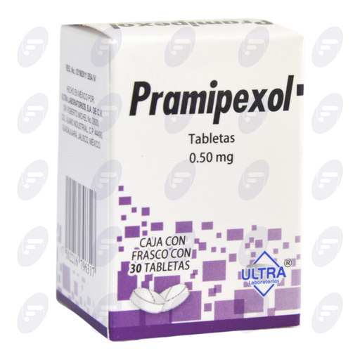 [120074] PRAMIPEXOL  0.50 MG. CAJA C/FCO.C/30 TAB