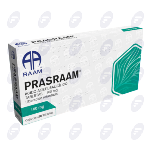 [190077] PRASRAAM 100 MG CAJA C/28 TABS LP