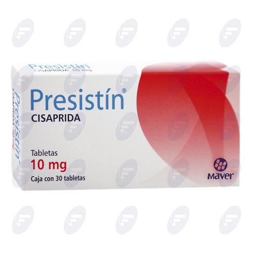 [031055] PRESISTIN          10 MG.CAJA C/30 TABS.