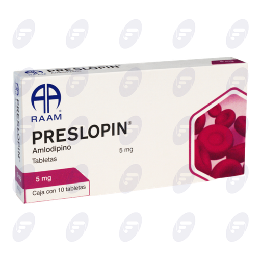 [190045] PRESLOPIN  5 MG.CAJA C/10 TABS.