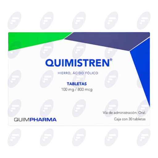 [228012] QUIMISTREN 100 MG/800 MCG CAJA C/30 TAB
