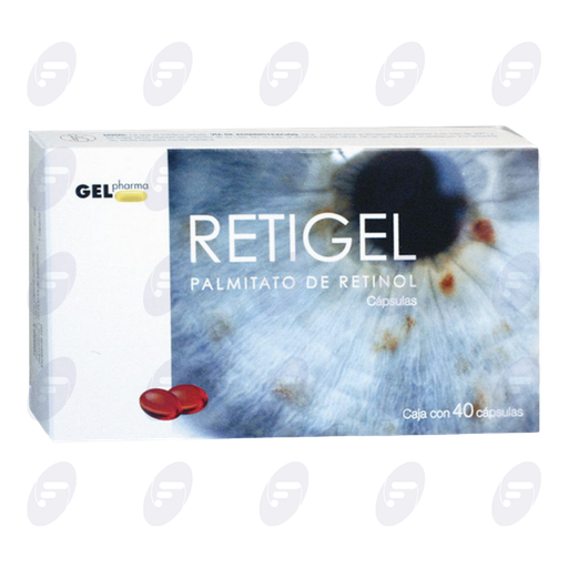 [185007] RETIGEL     50 MG.  CAJA C/40 CAPS.
