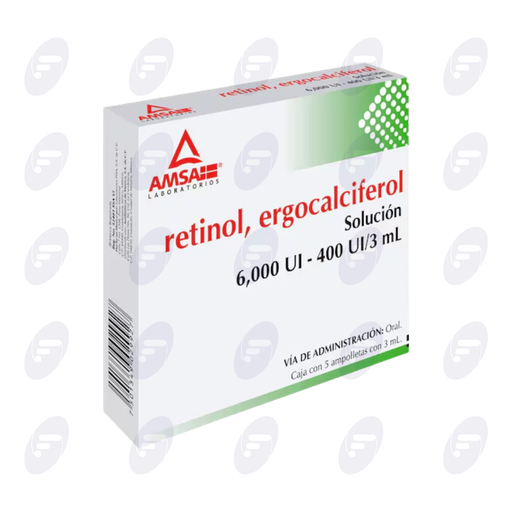 [020135] RETINOL / ERGOCALCIFEROL 6000 UI-400UI/3ML CAJA C/5 AMP