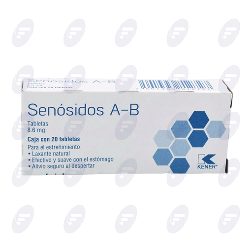[231013] SENOSIDOS A-B 8.6 MG CAJA C/20 TABLETAS