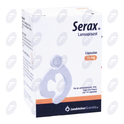 [119020] SERAX (LANSOPRAZOL) 15 MG. CAJA C/14 CAP