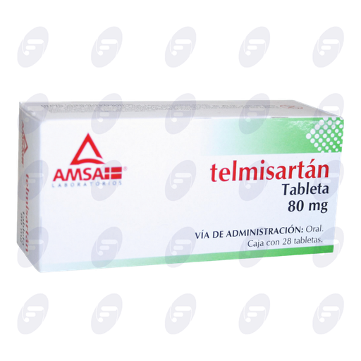 [020097] TELMISARTAN 80 MG CAJA C/28 TABLETAS