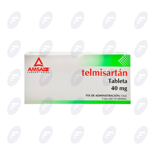 [020134] TELMISARTAN AMSA 40 MG CAJA C/14 TABLETAS