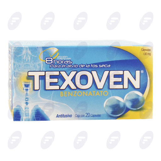 [169020] TEXOVEN   100 MG.CAJA C/20 CAPS.