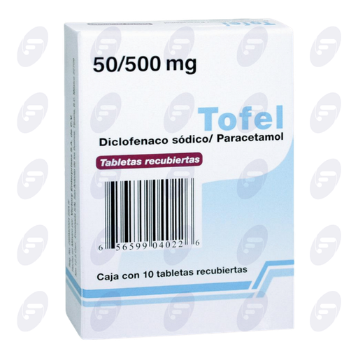[152003] TOFEL          50/500 MG. CAJA C/10 TAB.