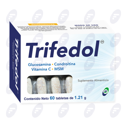 [038042] TRIFEDOL    500/100/100MG .CAJA C/60 TAB