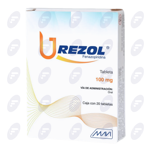 [107133] UREZOL           100 MG. CAJA C/20 TABS.