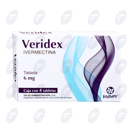 [031346] VERIDEX 6MG CAJA C/4 TAB