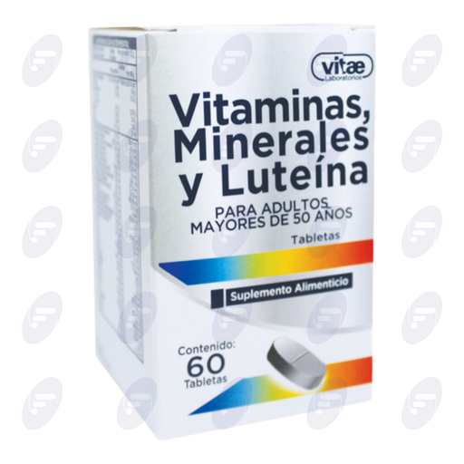 [101025] VITAMINAS, MINERALES Y LUTEINA CAJA C/60 TABS