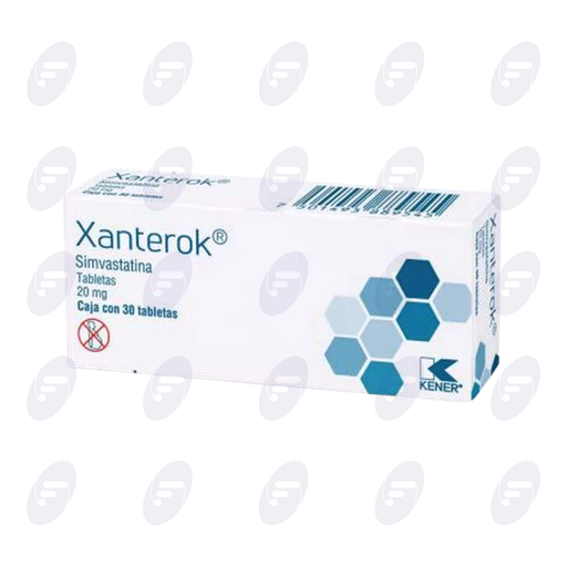 [231008] XANTEROK 20 MG CAJA C/30 TAB