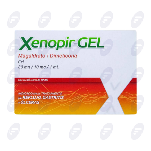 [034270] XENOPIR GEL  80MG/10MG/1ML CAJA C/10 SOBRES C/10 ML