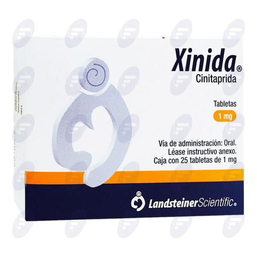 [119008] XINIDA (CINITAPRIDA) 1MG. CAJA C/25 TABS