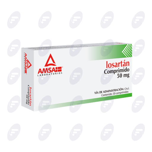 [020144] LOSARTAN AMSA 50 MG CAJA C/30 COMPRIMIDOS