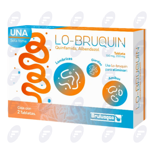 [066260] LO-BRUQUIN 150MG/200MG CAJA C/2 TABLETAS