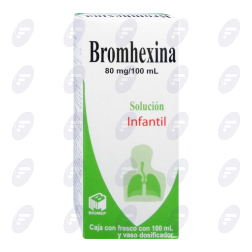 [151095] BROMHEXINA INFANTIL BIOMEP 80MG/100ML CAJA C/FCO C/100 ML