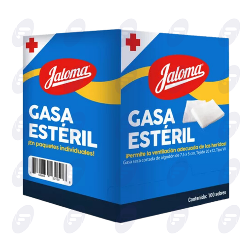 [155510] GASA JALOMA 7.5 CM X 5 CM CAJA C/100