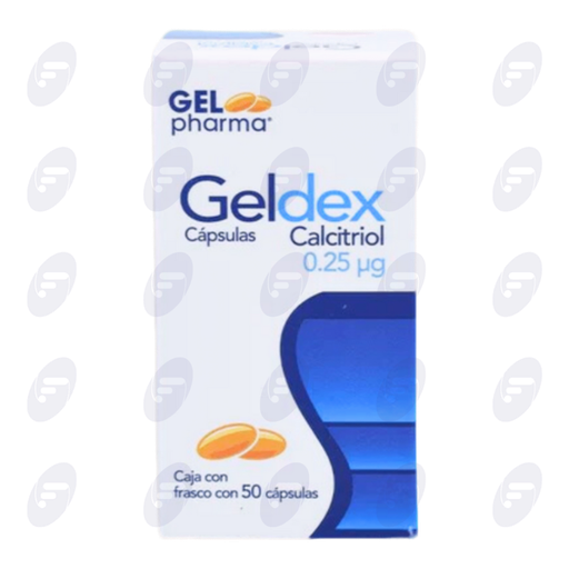 [185028] GELDEX .25 MG CAJA C/50 CAPS